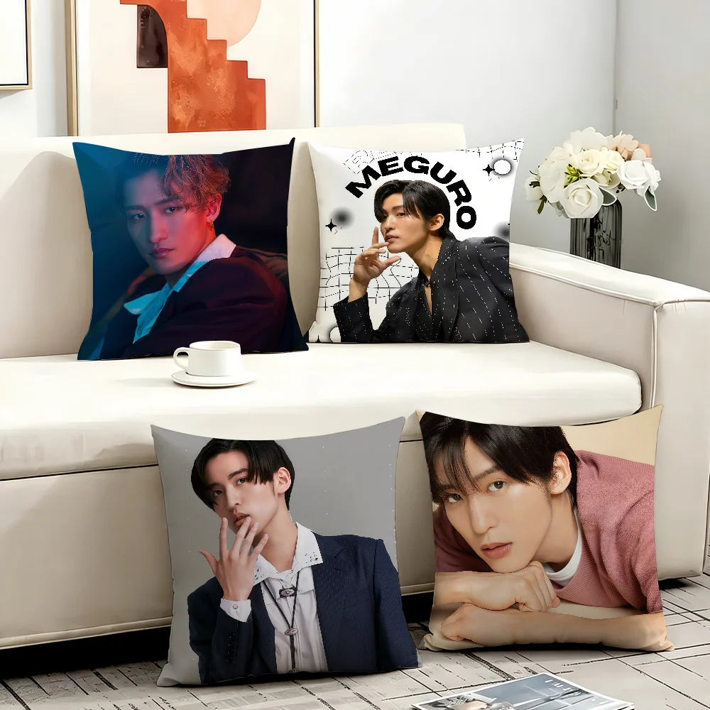Actor R-Ren M-Meguro cushion cover Anti-dustmite Sofa Cushion Decorative Office Cover Lounge Area Indoor & Outdoor Use