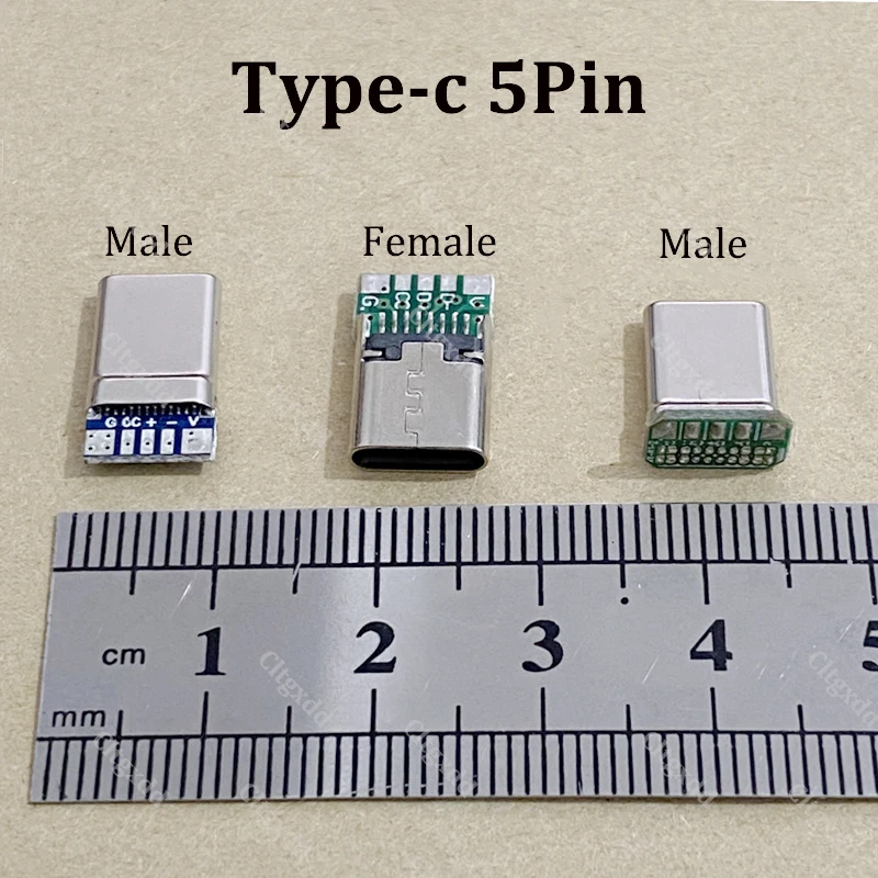 1 Stück USB 2.0 Stecker DIY Lötstecker Gerade/L-Typ Winkel Typ C Micro Stecker-Buchse-Adapter für Auto-DVR-Dashcam Daten- und Stromversorgung – Detail 4