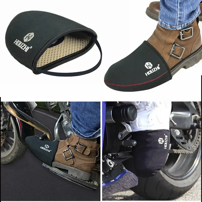 Motorcycle Shift Shoe Boot Cover Protective Gear Reflective Gear Shifter Pad Shoe Protector Guard Anti-slip Waterproof Shoe Cove