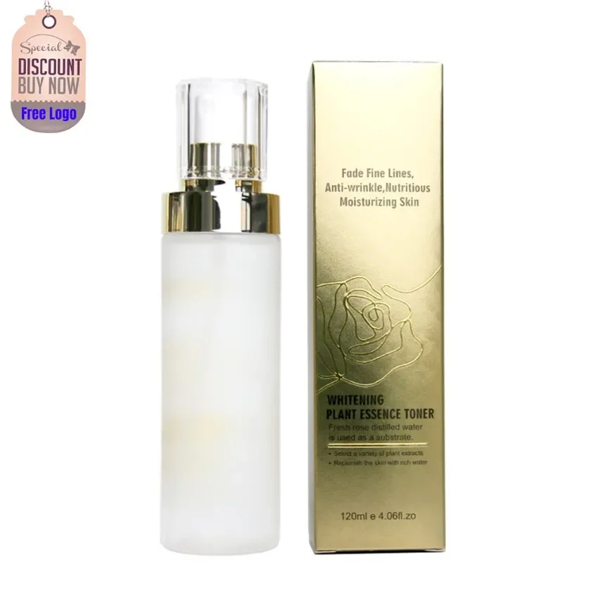 Custom 100ml Moisturizing Rose Petal Distilled Water Fade Fine Lines Anti-wrinkle Nutrious Anti-aging Essence for Body Makeup