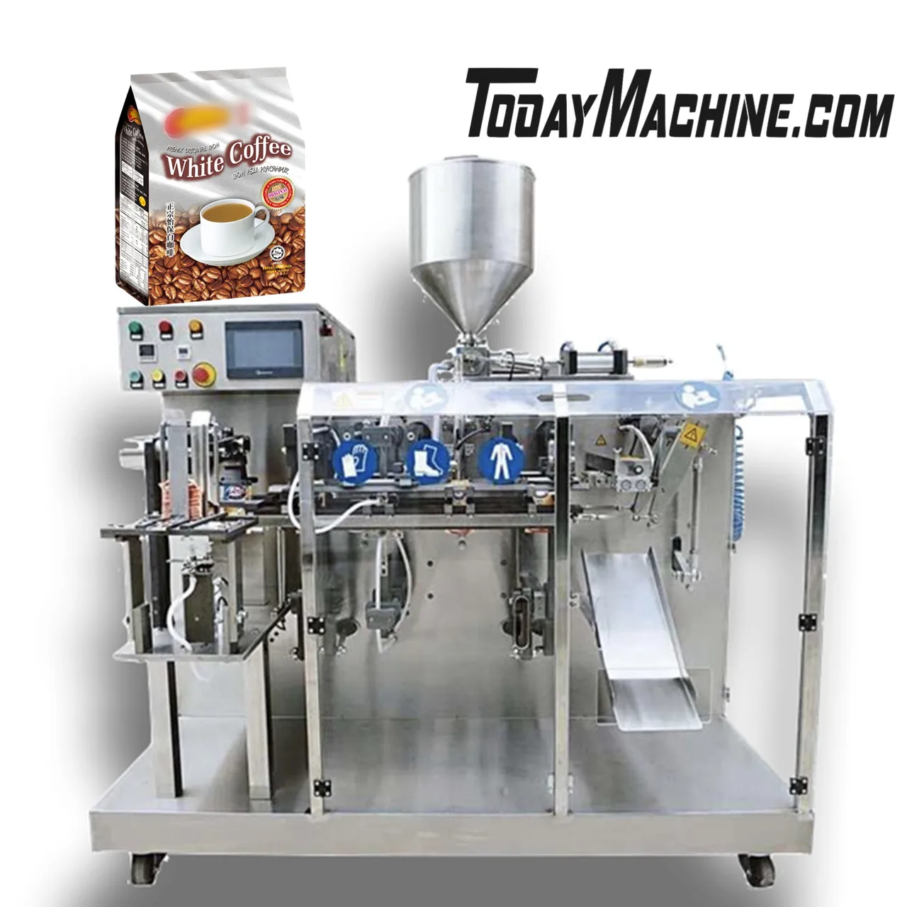 Automatic Coffee Milk Powder Flour Masala Salt Sugar Horizontal Pre-made Pouch Bag Packing  Machine