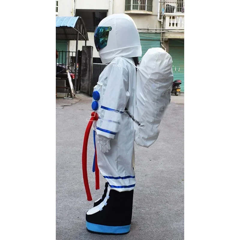 Costume de cosplay astronsomspaceman, imbibé d'espace aérospatial, costume de mascotte, cérémonie publicitaire, robe de paupières, fête d'animaux, performance de carnaval