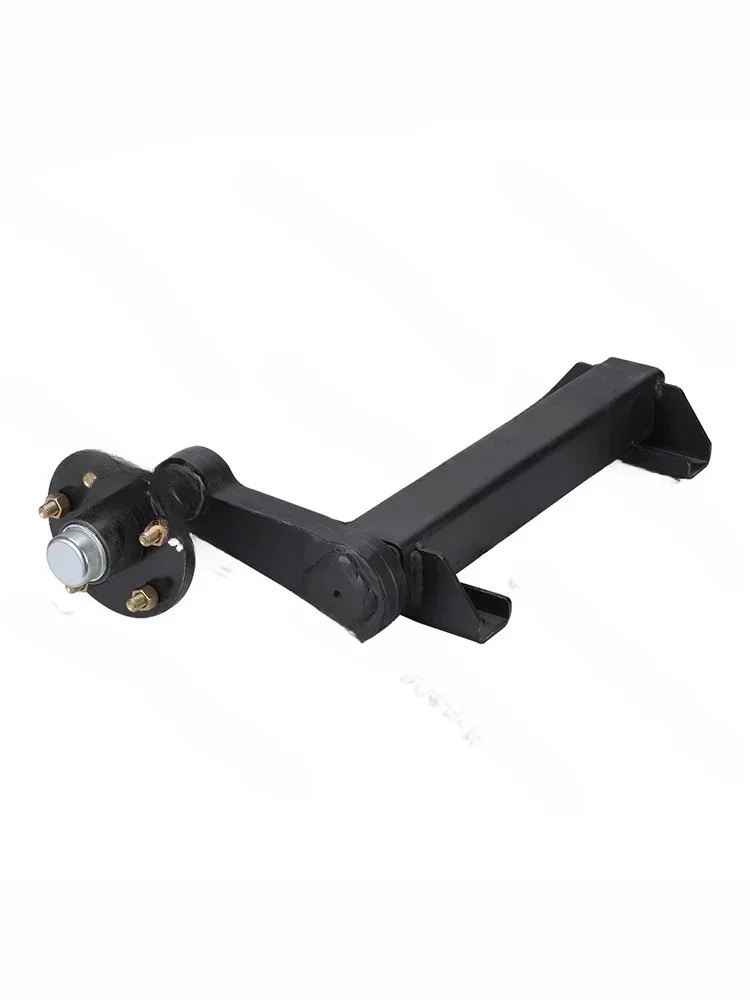 Durable and reliable 0.5T-2T Trailer Rubber Torque Axle Rear Axle Assembly, Yacht RV Axle Wheel Hub 5/6 Hole