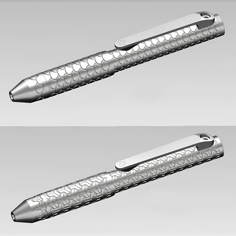 Outdoor Portable EDC Multifunctional Pocket Titanium Alloy Defense Tactical Pen Car Window Breaking Tool