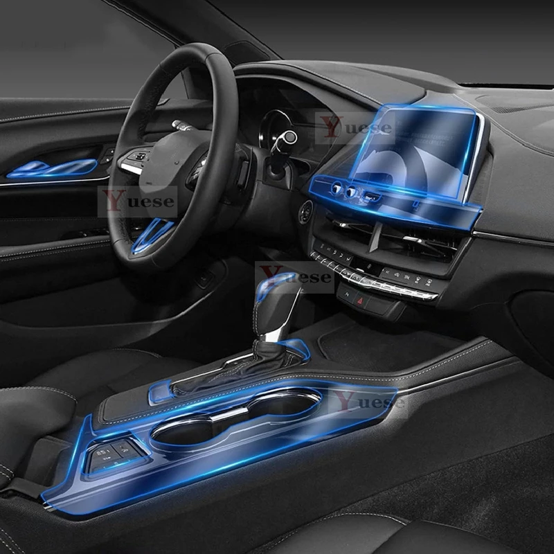 

Для Cadillac CT4 2019-2020 автомобильная навигационная защитная пленка для экрана невидимая прозрачная пленка ТПУ внутренняя пленка наклейки
