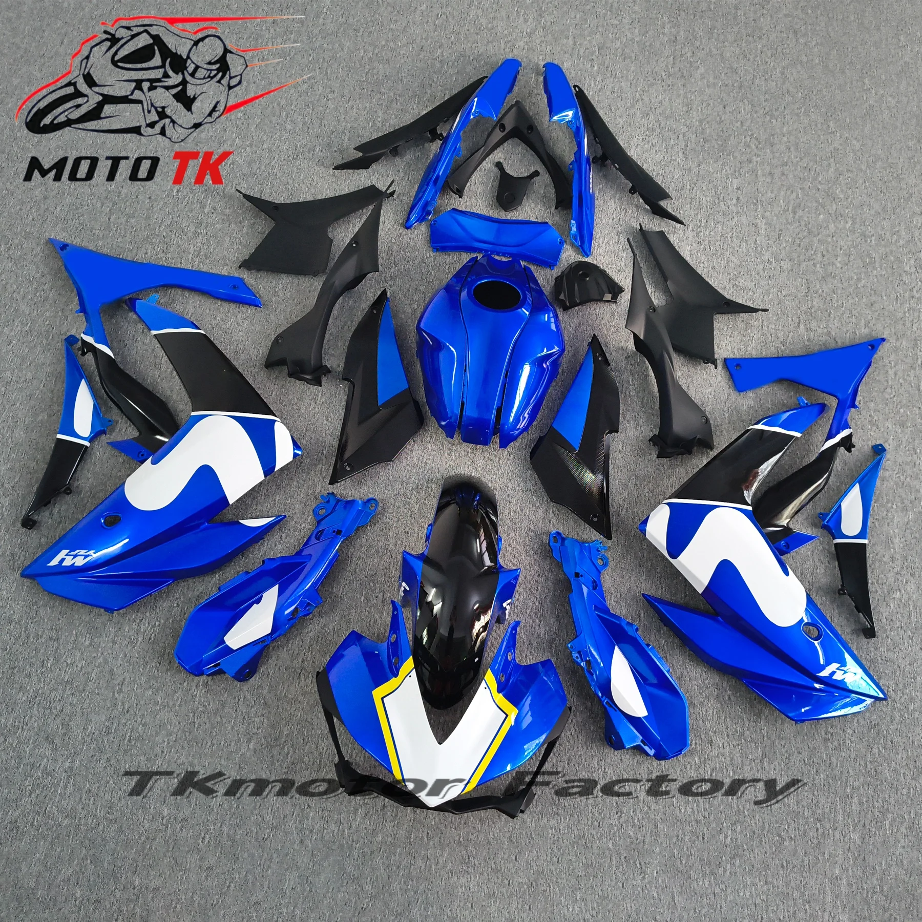 New ABS Fairings Kit Fit For YAMAHA YZF- R25 15 16 17 18 2015 2016 2017 2018 Bodywork Set Custom Matt Black