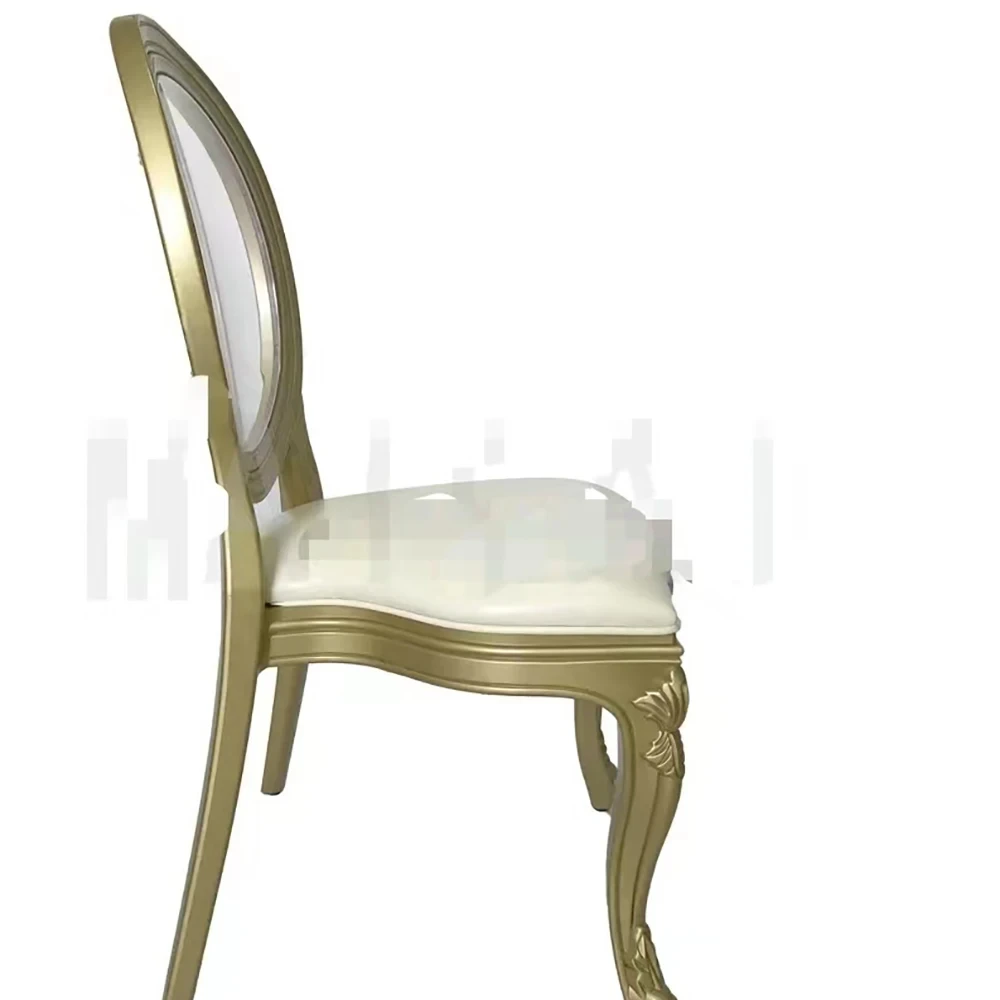 50pcs New Deluxe White Round Back Banquet Wedding Luis Chair