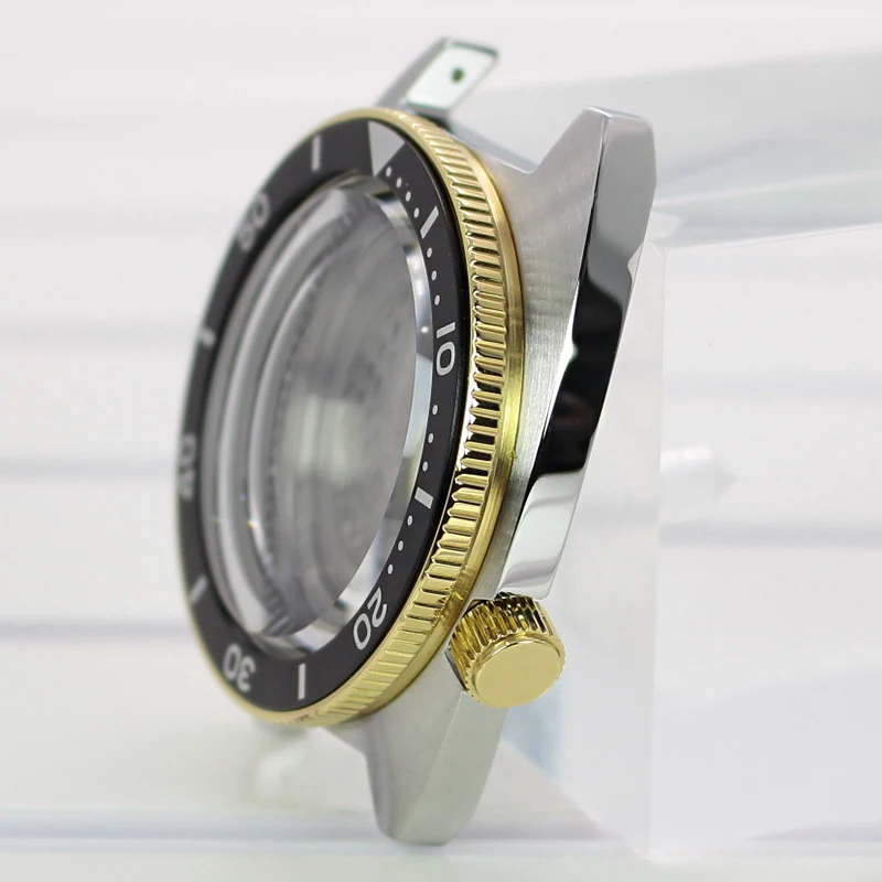 10ATM 41mm Watch Case Sapphire Glass For NH35 NH36 NH34 NH38 4R36 Movement Stainless Steel Modified Watch Case Water Resistant