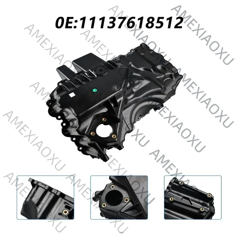 

11137618512 Oem Aluminum Engine Oil Pan For Bmw F20 F21 F22 F23 F30 F31 F34 F32 F33 F36 F07 F10 F11 F18 E84 E89 ﻿