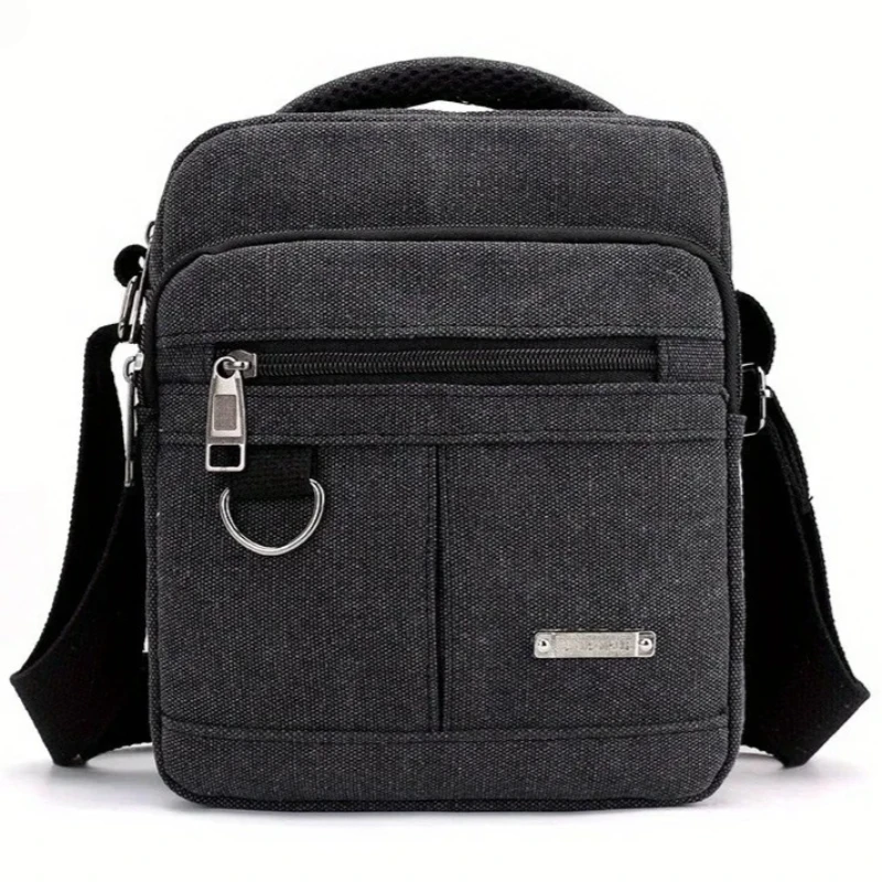 

Новая мужская модная холщовая сумка, повседневная сумка, сумка через плечо, сумка-мессенджер