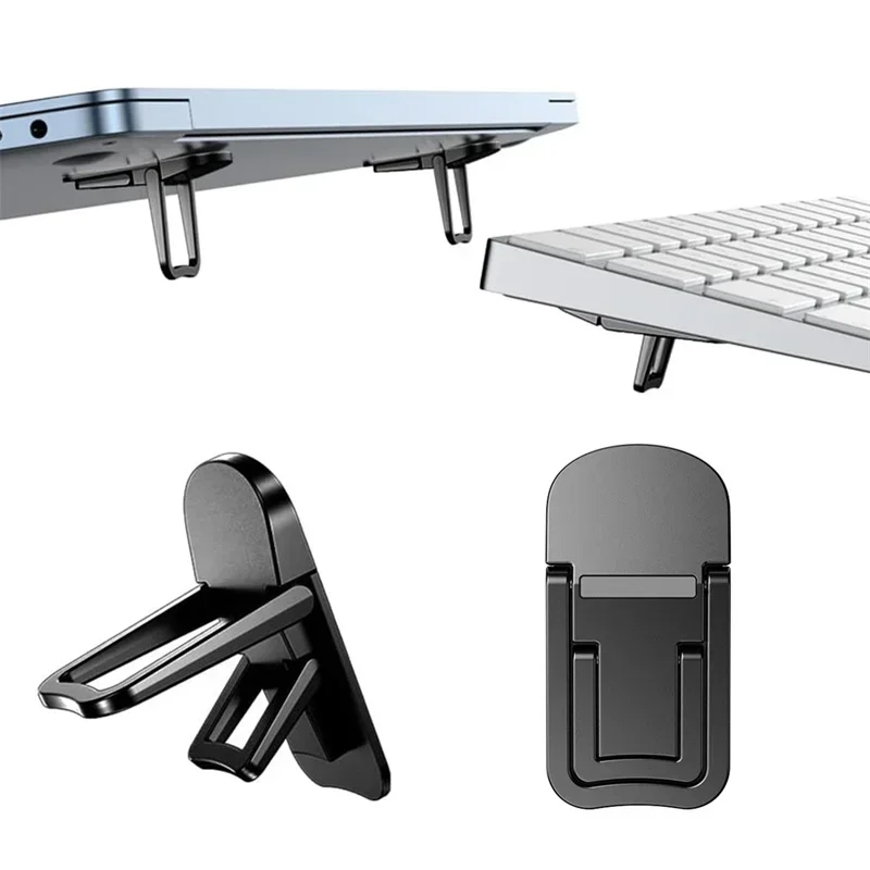 Laptop stand, invisible adhesive bracket, foldable storage, portable and elevated keyboard pad support bracket