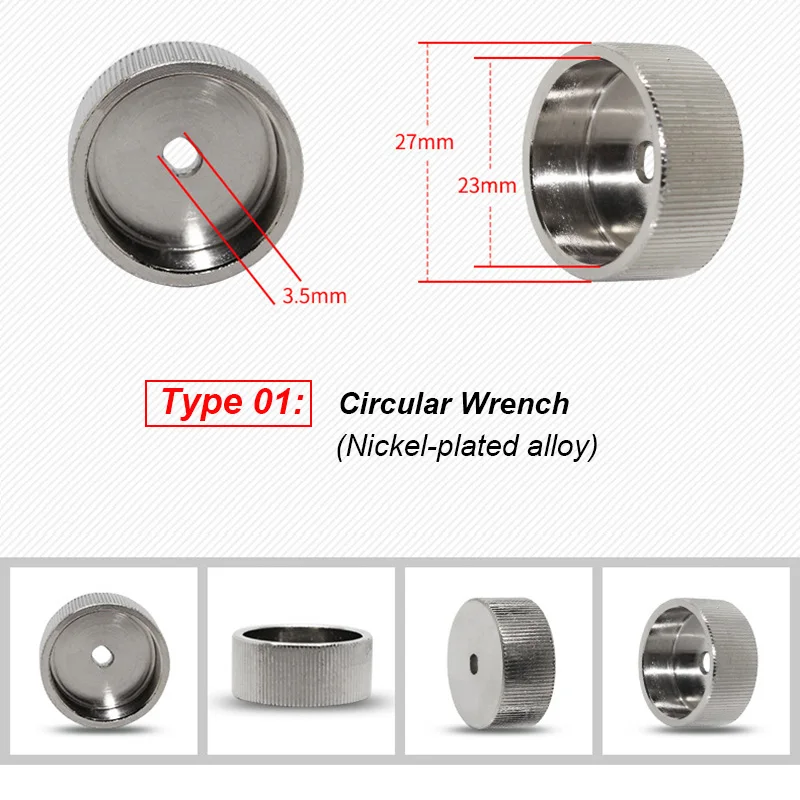 อุปกรณ์ทันตกรรมเครื่องมือทันตกรรม2/5ชิ้นประแจวัดแรงบิดสำหรับ EMS Satelec woodpecker DTE อุปกรณ์ทันตกรรม2แบบ