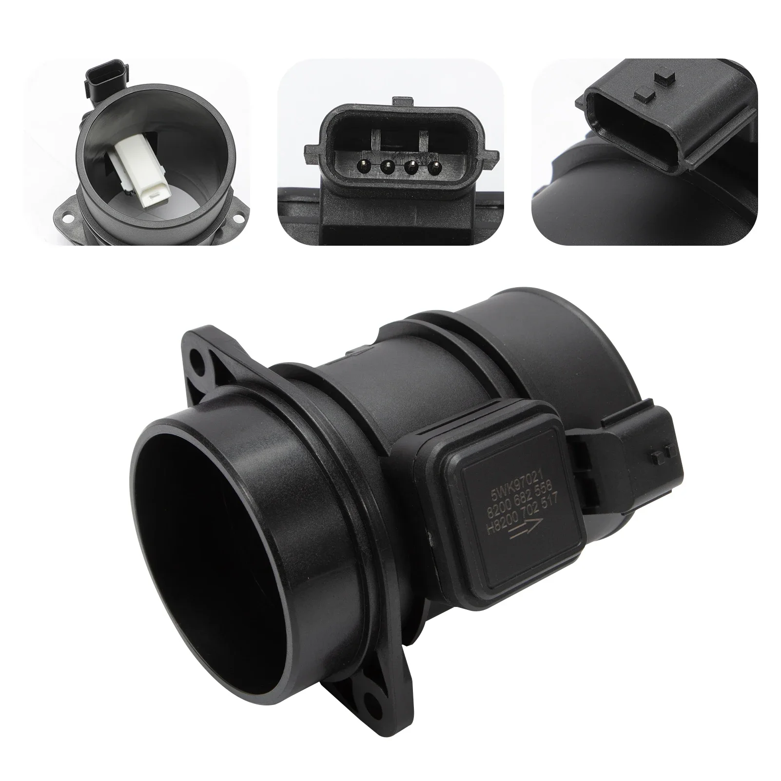 

5WK97021 Mass Air Flow Meter Maf Sensor 8200682558 H8200702517 For RENAULT DACIA NISSAN SUZUKI