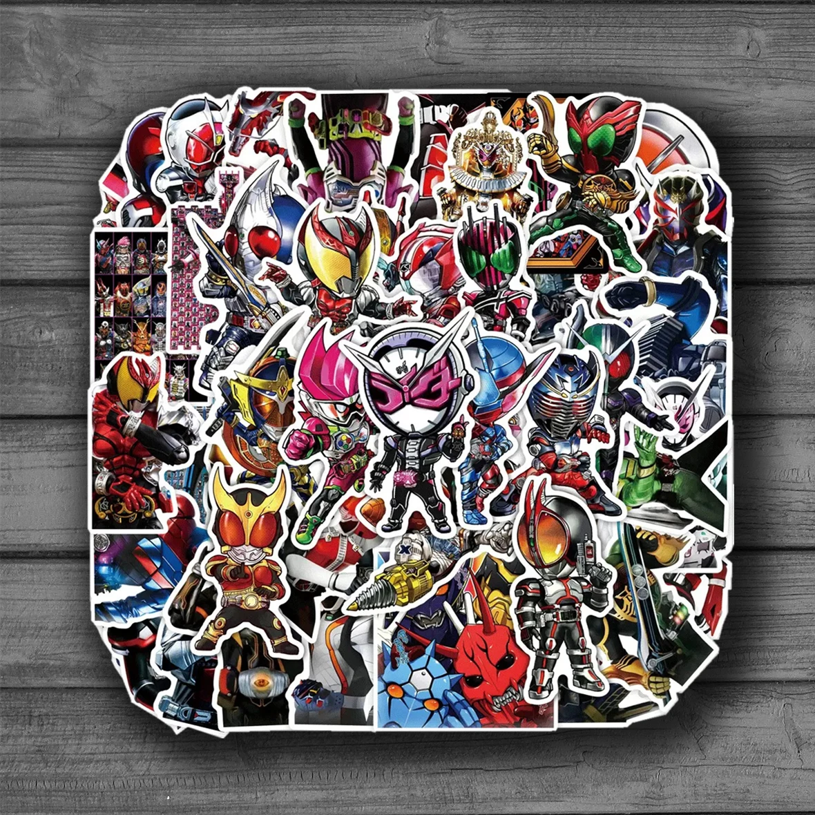 50PCS KAMEN RIDER GAVV Stickers Funny Aniamtion Sticker Cartoon Kids Toys Luggage Laptop Phone Guitar Car Bike Decals Toy