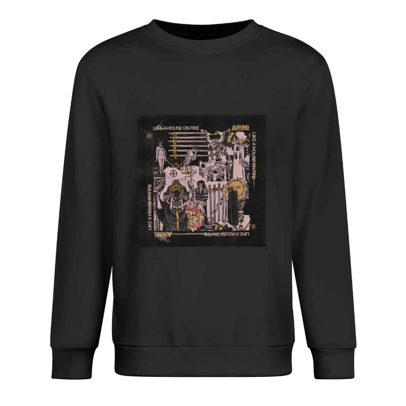 

Asking Alexandria Like A House On Fire Pullover male clothes tracksuit men wear hoody