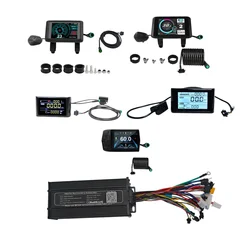 48V 52V 60V 72V 1500W-3000W 45A 3-mode Sine Wave ebike Controller with Colorful LCD Display UKC-1 SW900