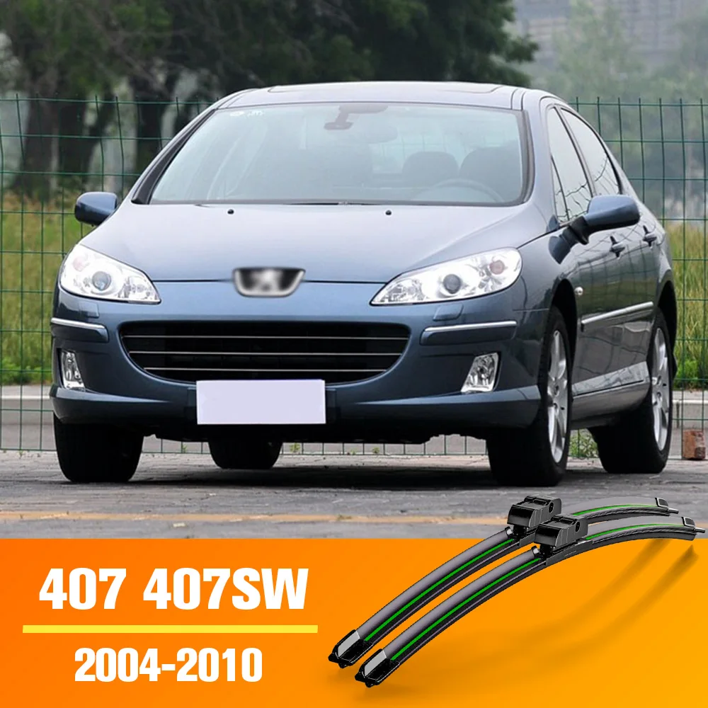 Wiper Front Wiper Blades For Peugeot 407 407 SW 2004 2005 2006 2007 2008 2009 2010 Windshield Windscreen Front Window 28\