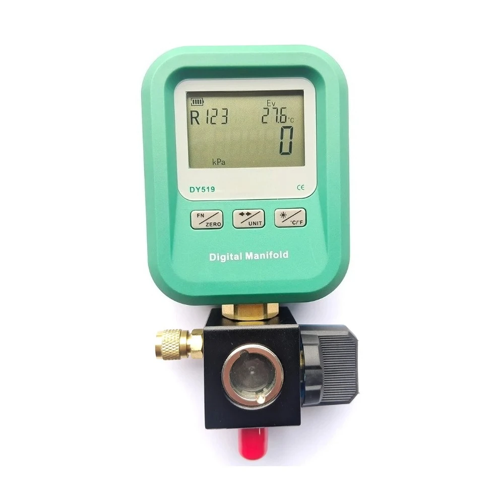 Digital Manifold AC Gauge Air Conditioner Charging Gauge Toolset for Accurate Refrigeration Maintenance and Pressure