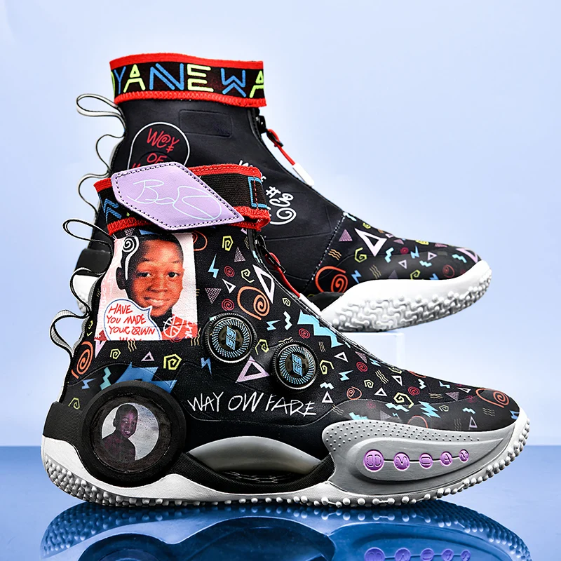 Zapatillas de baloncesto súper geniales para hombre, zapatillas de tobillo alto para niño grande, zapatos de cesta de marca de lujo para mujer,