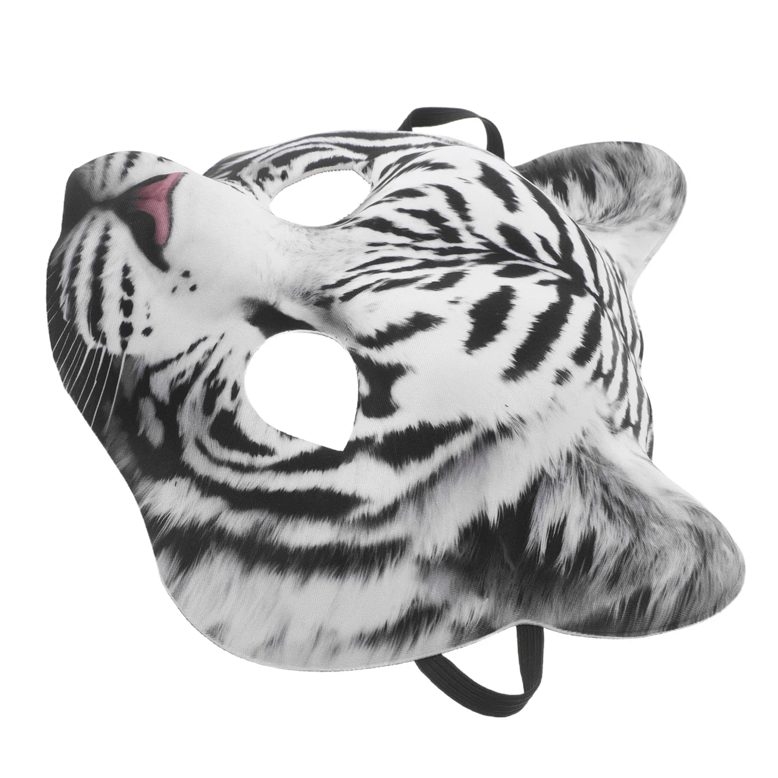 

Realistic Eva Tiger Mask Half Face for Adults Animal Cosplay Mask Masquerade Carnival Costume Party Photo Prop