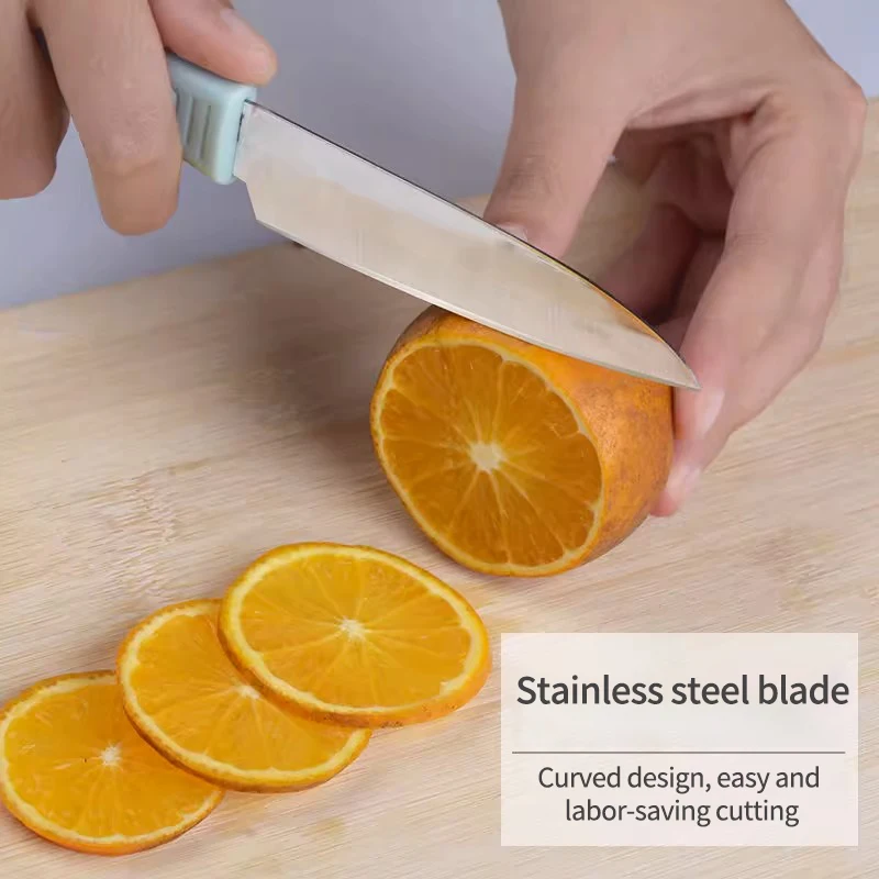 PLYS Fruit Paring Knife, Stainless Steel Household Lightweight Fruit Knife, Portable Pocket Knife