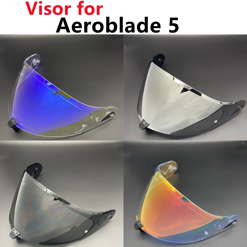 Visiera per casco Moto per Aeroblade-5 Aeroblade-6 scudi scudo antivento di ricambio parasole Capacete accessori Moto