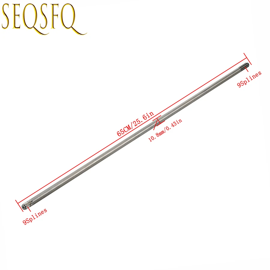 Transmission Shaft Short Shaft 6E0-45511-00 for Yamaha Outboard Engine F4HP F5HP 2/4T 6E-04-5511New Model Replaces
