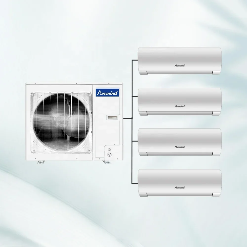 Aire acondicionadoPuremind Gree Unidad de CA Central aire acondicionado Mini sistema VRF de alta calidad calefacción de refrigeración HVAC 8-33kW para el hogar