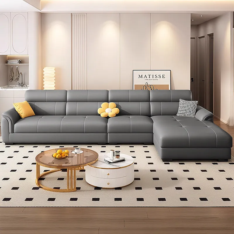 Lounge Corner Living Room Sofas Puffs Couch Futon Lazy Designer Living Room Sofas Modern Sectional Muebles Trendy Furniture
