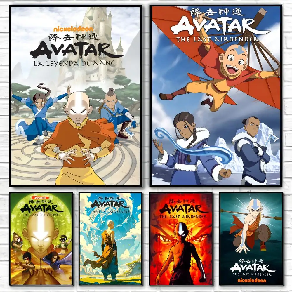 A-Avatar The Last A-Airbender Appa Poster Classic poster and wall art prints are suitable for living rooms, bedrooms,and home