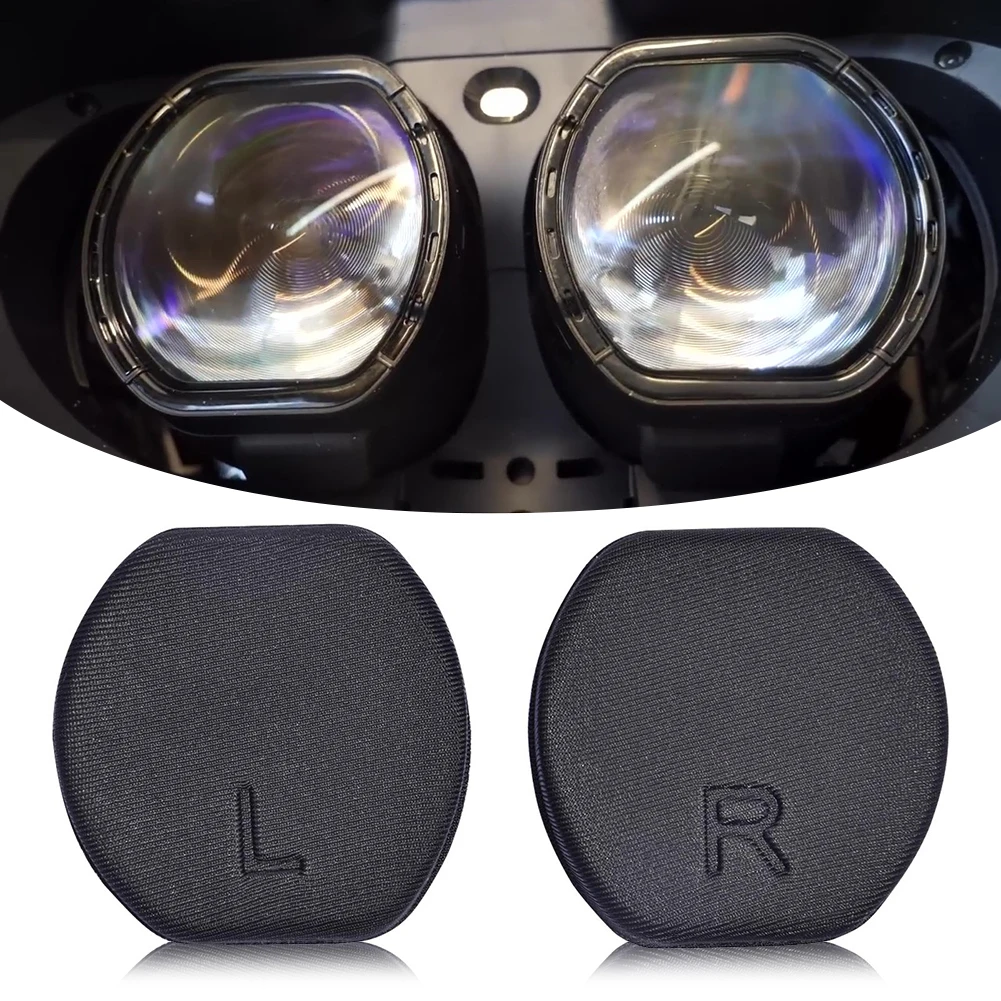 1 Pairs VR Glasses Protective Cover Thickening Glasses Lens Pads Washable Lens Protector Cover for PS VR2 PS5 Supplies