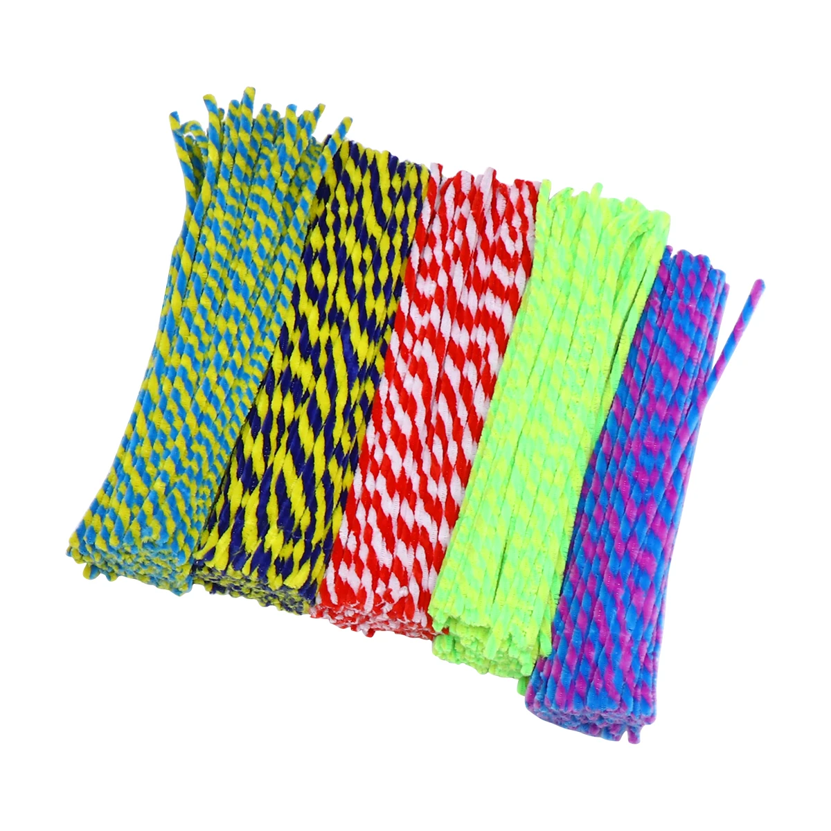

500 Pcs Two Color Torsion Chenille Stems Bars Pipe Cleaners Crafts Kids Kids Toy Toy DIY Creative Crafts Projects