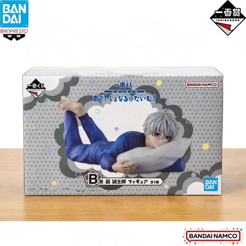 In Stock Bandai Original Ichiban Kuji Blue Lock Seishiro Nagi Action Figure Model Doll Brand New Boxed Anime Characters Toys