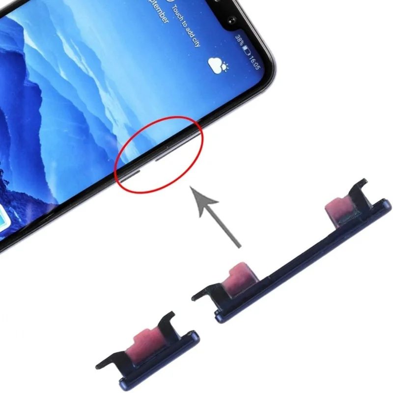 إصلاح المفاتيح الجانبية لملحقات الهاتف الخليوي Huawei Mate 20 Lite (اللون: أزرق)