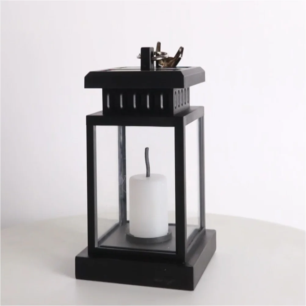 

Solar Lamp Outdoor Garden Flame Lantern Decorative Patio LED Solar Powered Light Efficient Charging Durable for Courtyard