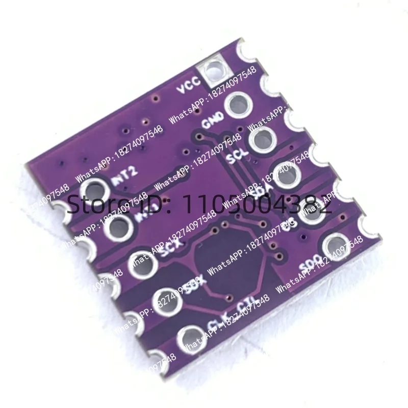 LSM6DSV Nine-Axis Sensor Module Gyroscope and Accelerometer LSM6DSV + QMC6309 FOR SPI/IIC Smol Slime