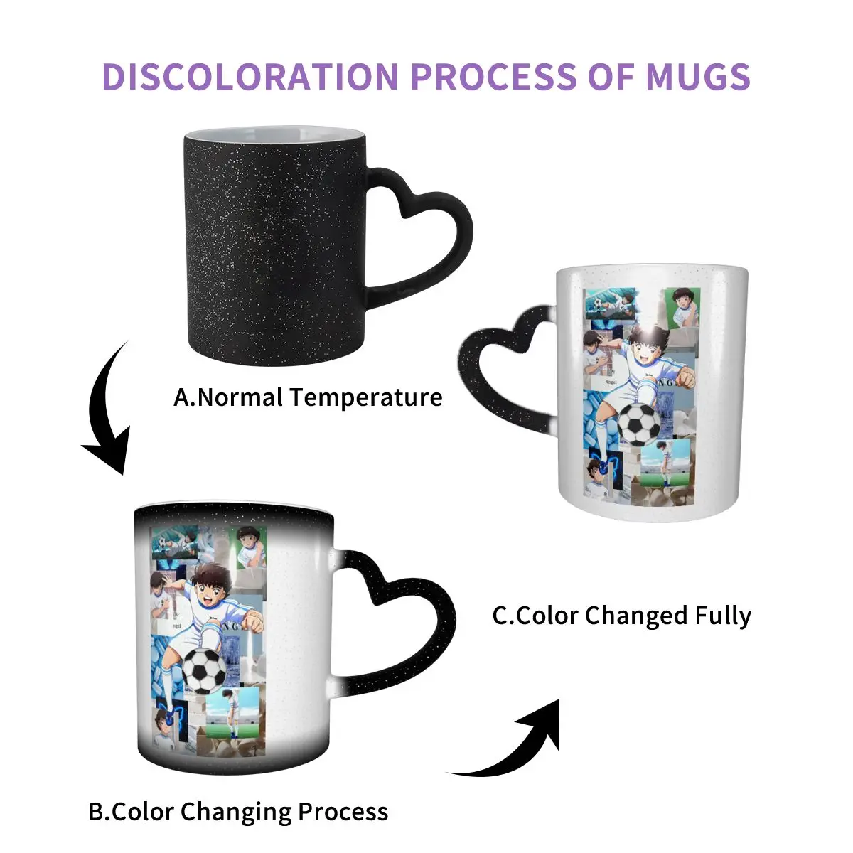 Ozora Oliver Atom Capitan Tsubasa Mug Funny Ceramic Coffee Cups Tea Mugs Milk Cup Drinkware Gift for Woman Man