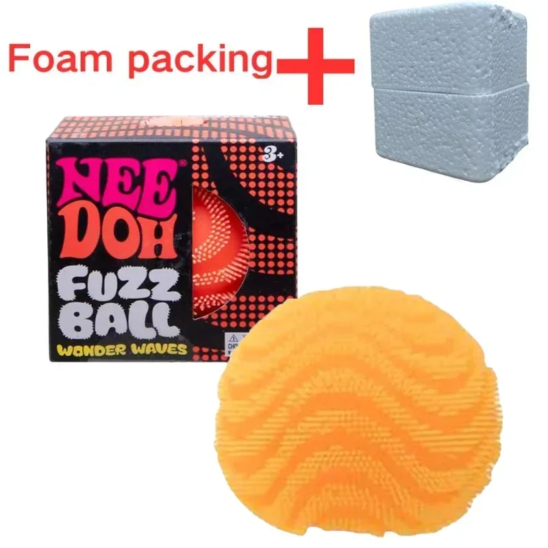 NeeDoh Fuzz Ball – Stressabbau-Spielzeug, Deko-Objekt für den Schreibtisch, weicher, dehnbarer Ball – ein lustiges Geschenk für Erwachsene und Kinder, um Stress und Angst abzubauen. – Detail 14