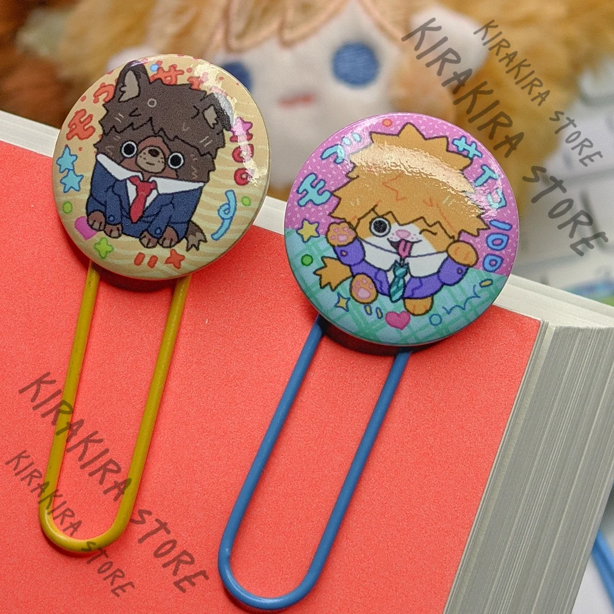 

Mob Psycho 100 Dimple Animal Series Bookmark Badge Cosplay Originality Ornaments Reigen Arataka Kageyama Ritsu Hanazawa Teruki