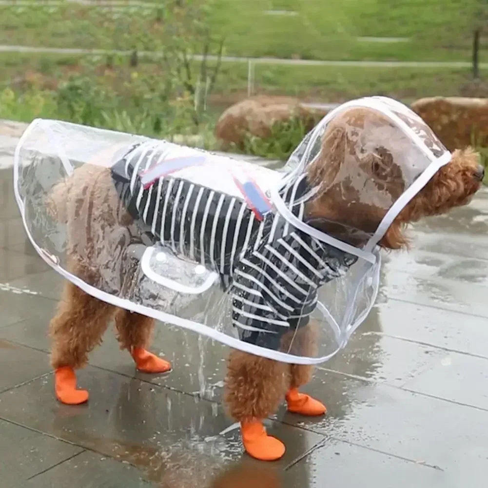Pet Raincoat Dog Ra…