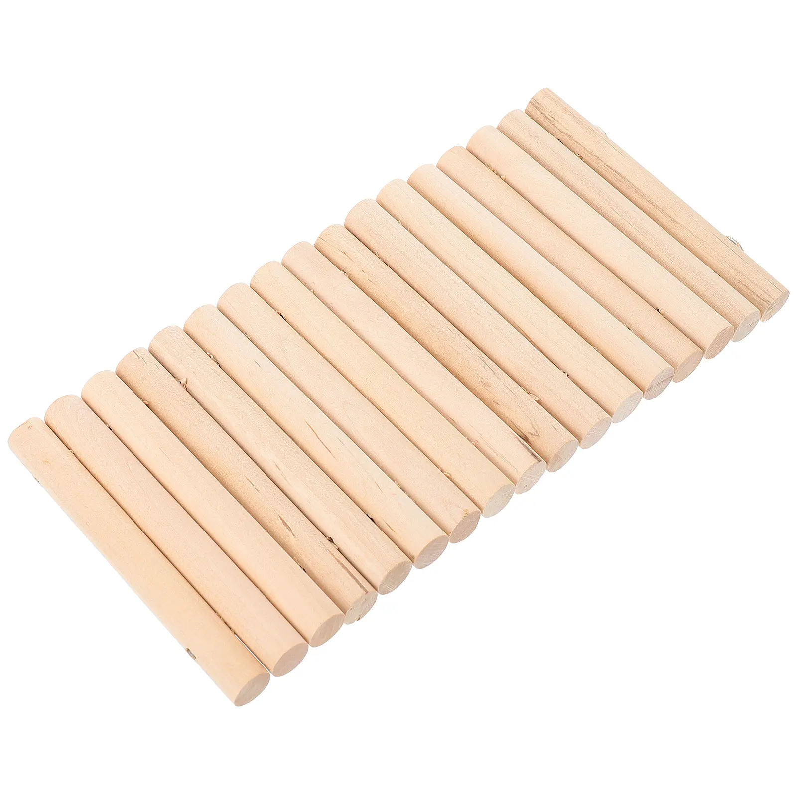 

Wooden Staircase Ladder Pet Climbing Toy Bridge Cage Small Animals Hamster Durable Bite Resistant Encouraging Balance
