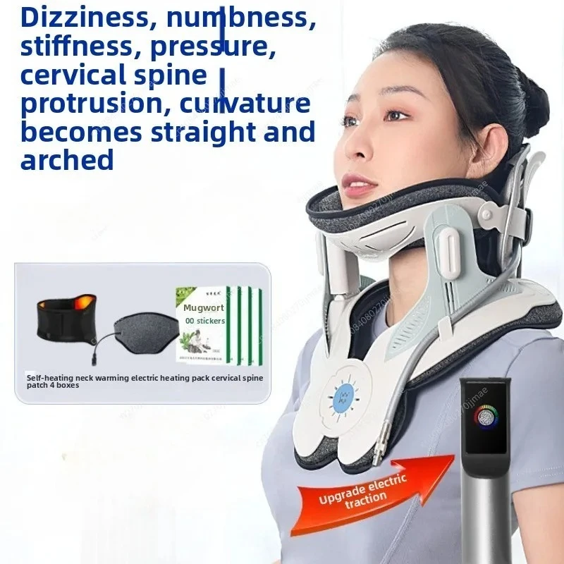 New Product 2023  Popular Inflatable Adjustable Penumatic Cervical Collar Pain Relief Neck Cervical Traction Device