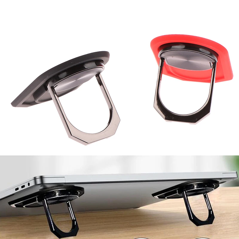 2Pcs Invisible Mini Cooling Stand Feet Zinc alloy Foldable Laptop Non-slip Base Bracket Support For Tablet Keyboard