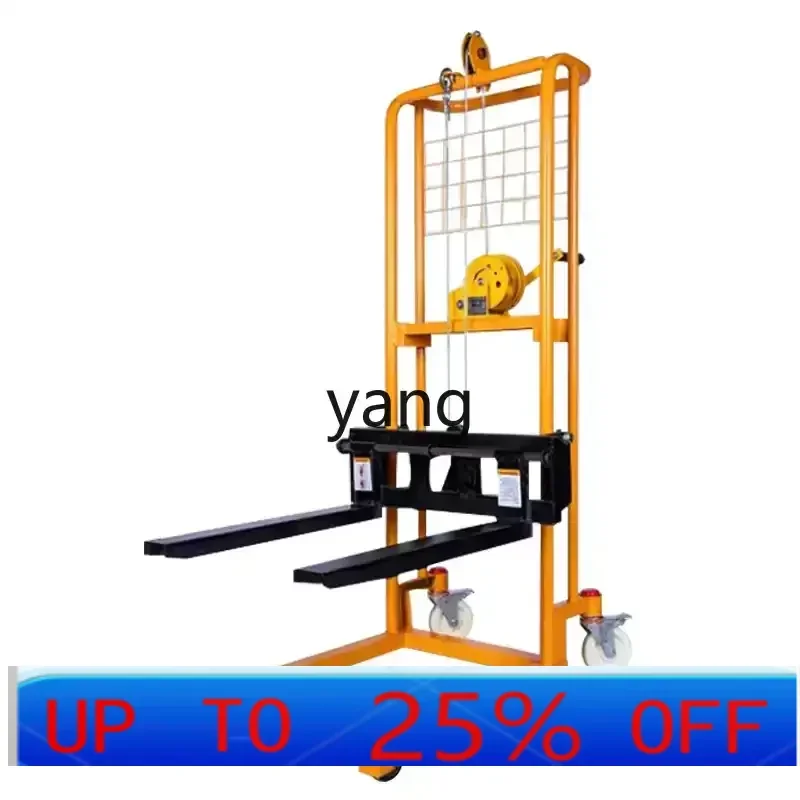 LTT small portable hand lift manual lift light forklift