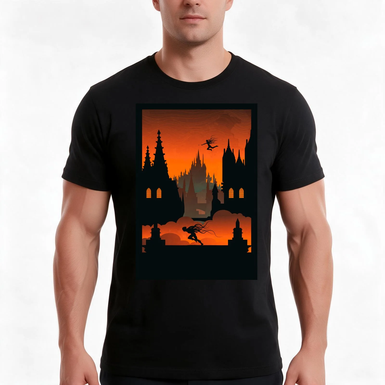 Mistborn Era 1 T-Shirt, Summer Casual Cotton Tee, Oversized Streetwear Tops, Vintage Graphic Print, Loose Fit Short Sleeve