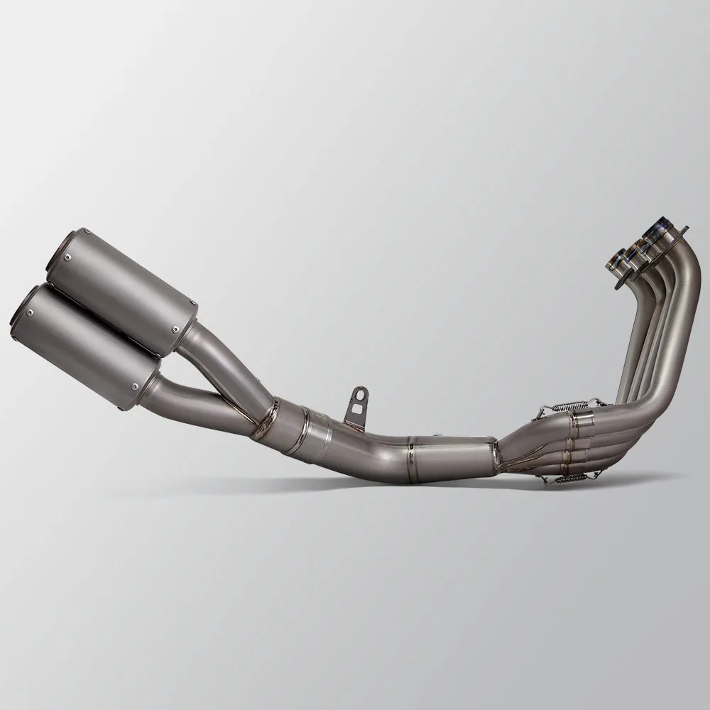 

For Honda CBR650R CB650R CBR650F CB650F 2014-2023 Motorcycle Exhaust Full Titanium System Front Pipe Slip on Line Muffler