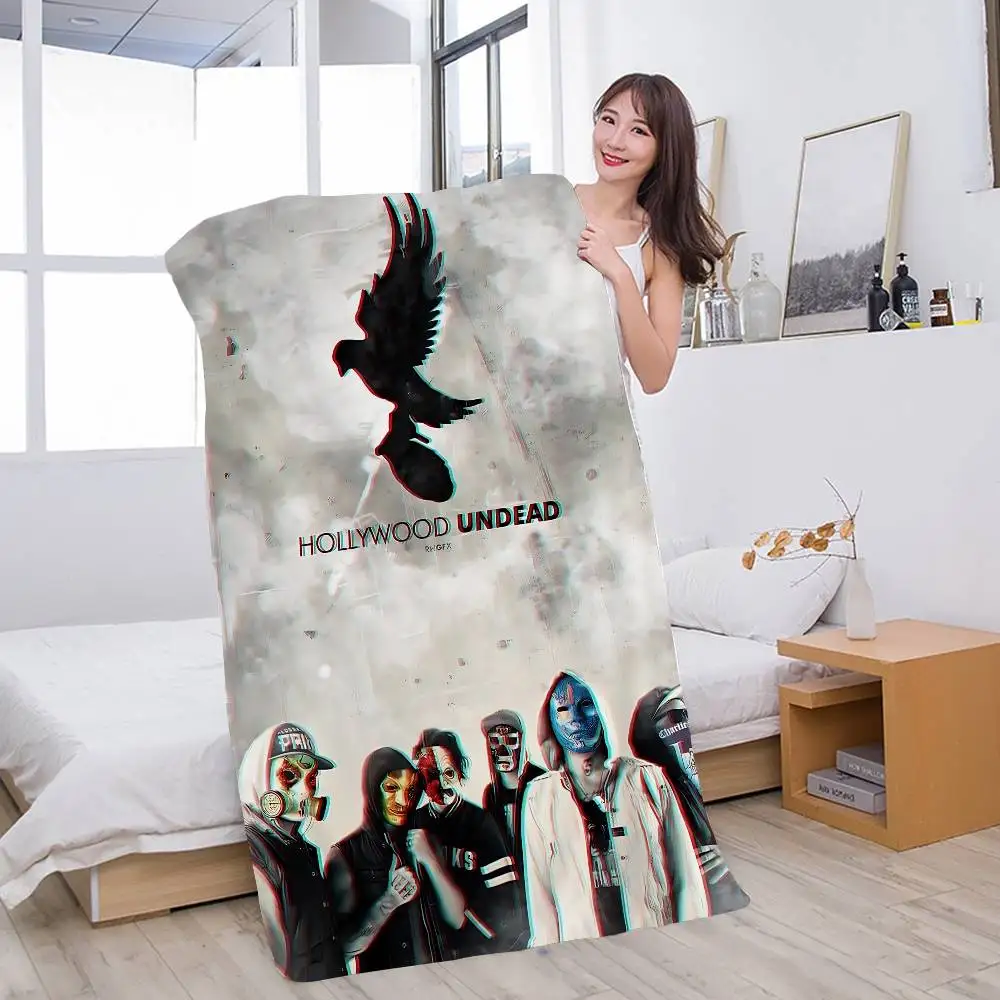 H-Hollywood Undead Singer Big Microfiber Beach Towels Quick Dry Towel Sand Beach Towels Pool Towel for Travel Swim Pool Yoga