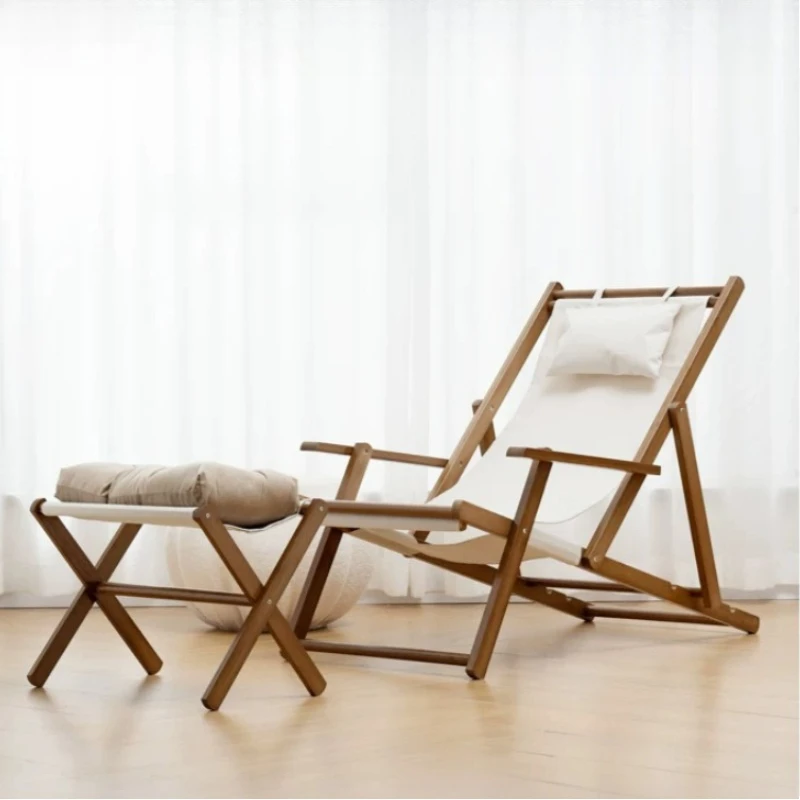 Camping Lounge Chair Balcony Lunch Break Beach Fishing Portable Chair Recliner Garden Loungers Sillas Plegables Playa Furniture