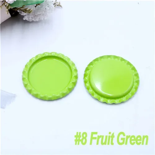 200pcs/lot 24 Colored Inside 1 Inch Flattened Bottle Caps for Crafts DIY Hair Bows Accessories Metal Simulation Beer Bottle Caps image 3