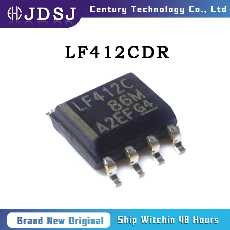 

1PCS/10PCS/50PCS/100PCS LF412CDR IC OPAMP JFET 2 CIRCUIT SOP8 Brand New Original Chip